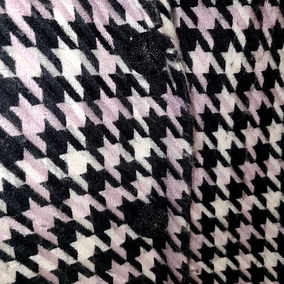 Sag Harbor Black, White, lavender Blazer with Houndstooth Pattern - Picture 6 of 8